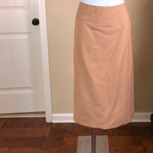 JCrew Midi Pencil Skirt Coffee Color Size 8